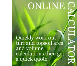 Turf area calculator